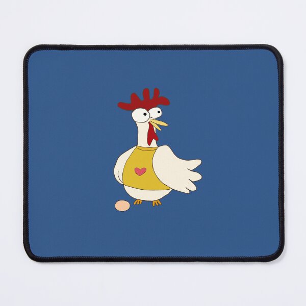 Item preview, Funny Chicken Laying an Egg Cartoon Illustration designed and sold by SbRandomLab.