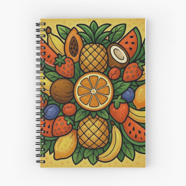 Item preview, Tropical Fruit Mandala Illustration designed and sold by Lougud.