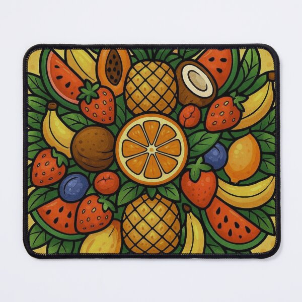 Item preview, Tropical Fruit Mandala Illustration designed and sold by Lougud.