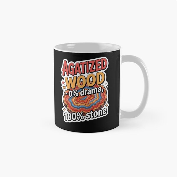 Item preview, AGATIZED WOOD. 0% drama, 100% stone. designed and sold by InkRebelia.