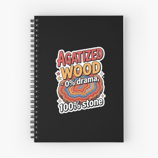Item preview, AGATIZED WOOD. 0% drama, 100% stone. designed and sold by InkRebelia.