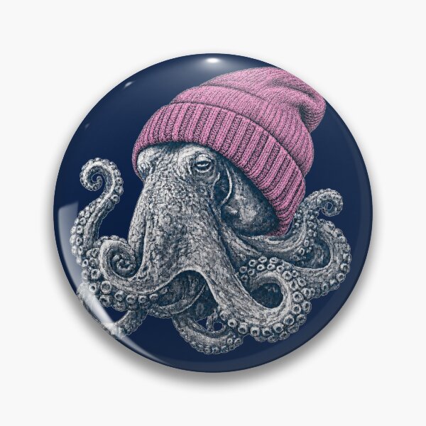 Item preview, Pink Beanie Octopus designed and sold by Silvered-Wings.