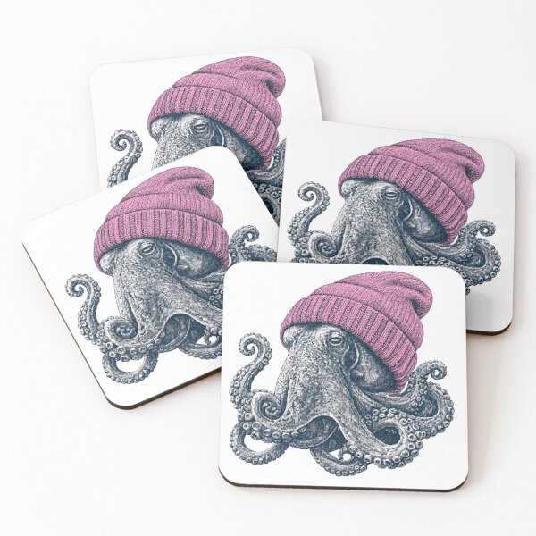 Item preview, Pink Beanie Octopus designed and sold by Silvered-Wings.