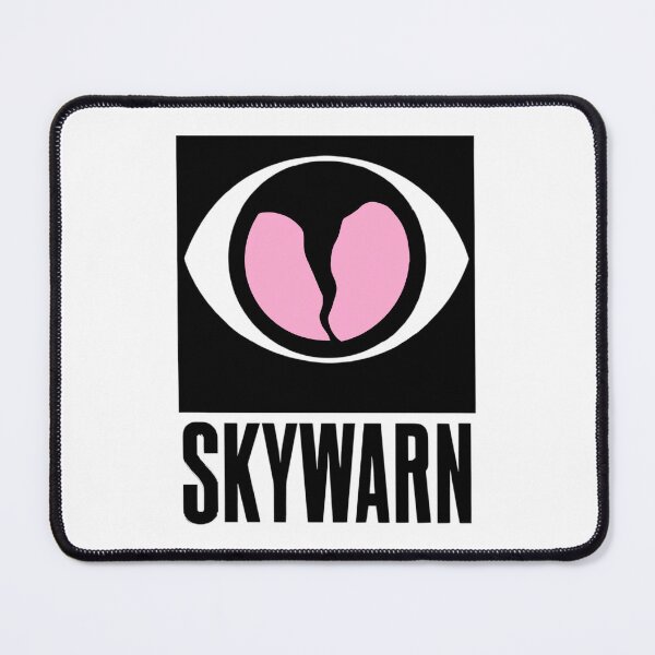 Item preview, Pink and Black SkyWarn Storm Spotter Logo Design designed and sold by brewedinrain.