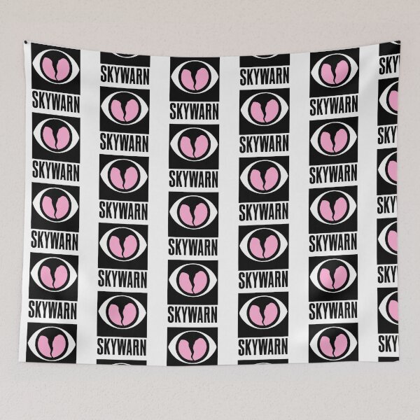 Item preview, Pink and Black SkyWarn Storm Spotter Logo Design designed and sold by brewedinrain.
