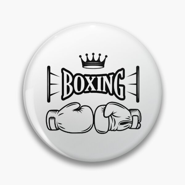 Item preview, Boxing Fan Cartoon Sticker | Boxing Supporter Design designed and sold by aminesez22.