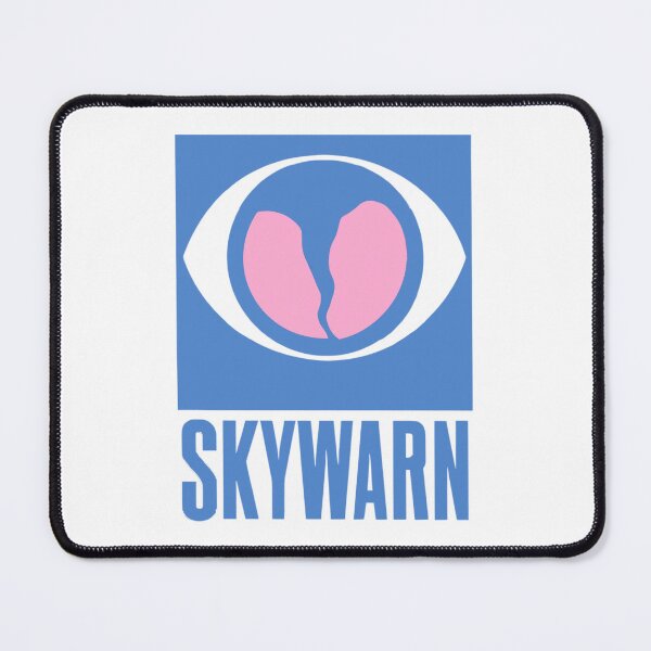 Item preview, Pink and Blue SkyWarn Storm Spotter Logo Design designed and sold by brewedinrain.