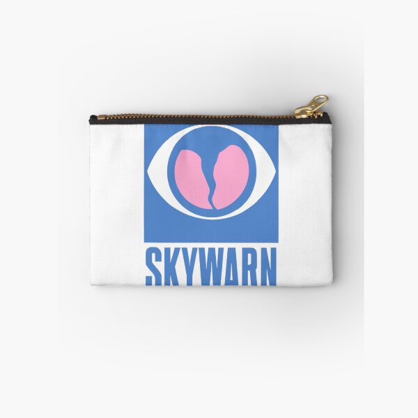 Item preview, Pink and Blue SkyWarn Storm Spotter Logo Design designed and sold by brewedinrain.