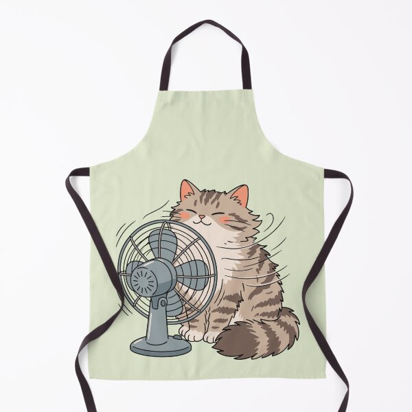 Item preview, Cat with fan designed and sold by ArteDelCine.