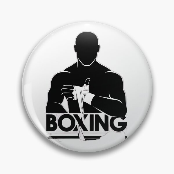 Item preview, Boxing Fan Cartoon Sticker | Boxing Supporter Design designed and sold by aminesez22.