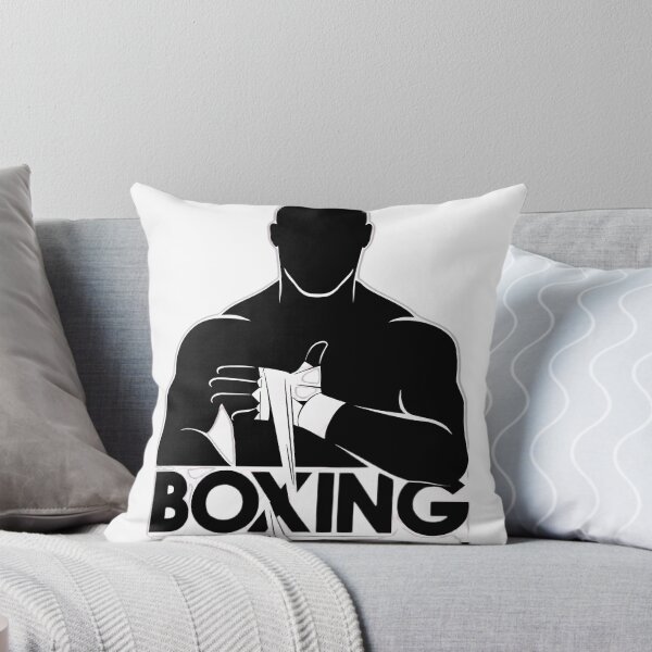 Item preview, Boxing Fan Cartoon Sticker | Boxing Supporter Design designed and sold by aminesez22.