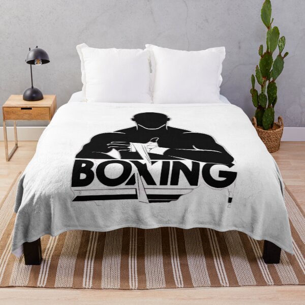 Item preview, Boxing Fan Cartoon Sticker | Boxing Supporter Design designed and sold by aminesez22.