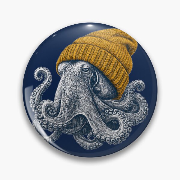 Item preview, Yellow Beanie Octopus designed and sold by Silvered-Wings.