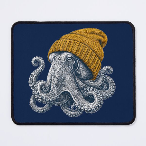 Item preview, Yellow Beanie Octopus designed and sold by Silvered-Wings.