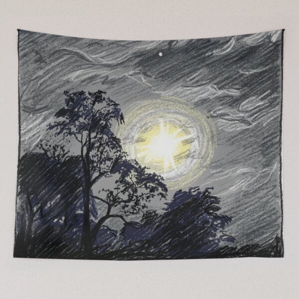 Item preview, Bright moon on a cloudy night designed and sold by CristianCEB.