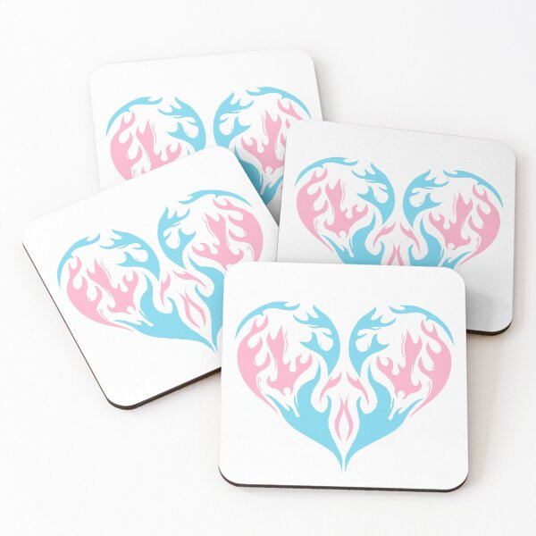 Item preview, Transmasc Fire Heart designed and sold by ThistleAndFang.