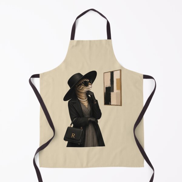 Item preview, Regina at the Art Gallery – Elegant Fashion Cat designed and sold by Caradestrella.