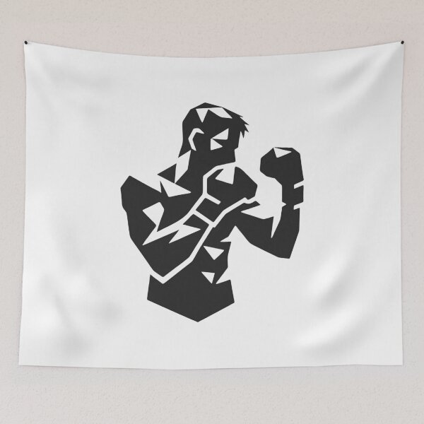 Item preview, Boxing Fan Cartoon Sticker | Boxing Supporter Design designed and sold by aminesez22.