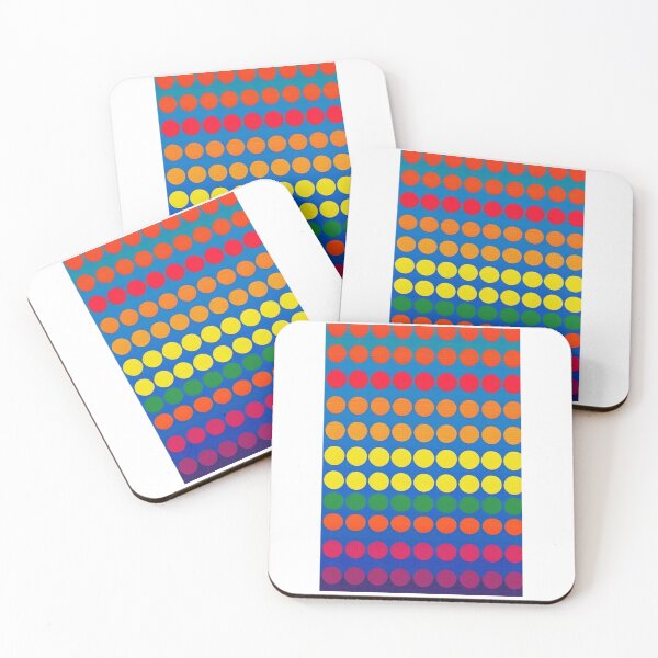 Item preview, Art - Geometric Pop Art Composition, Chromatic Vibrations of the 70s designed and sold by Reverso-Design.