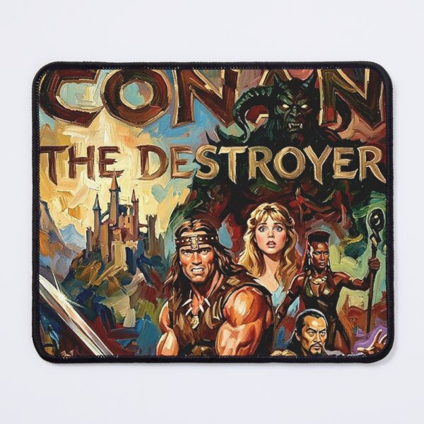 Item preview, A Warrior's Path. A God's Resurrection. – Conan the Destroyer Fine Art Print designed and sold by Art's Diner.