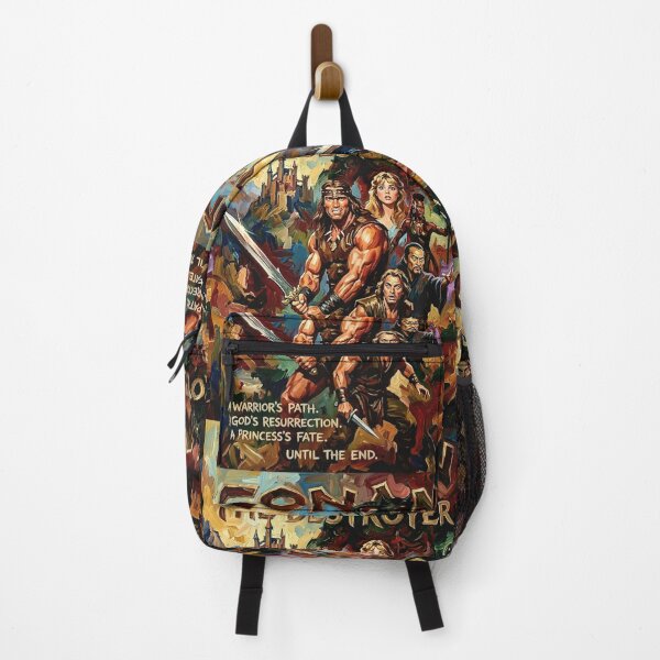 Item preview, A Warrior's Path. A God's Resurrection. – Conan the Destroyer Fine Art Print designed and sold by Art's Diner.