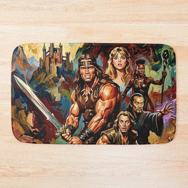 Item preview, A Warrior's Path. A God's Resurrection. – Conan the Destroyer Fine Art Print designed and sold by Art's Diner.