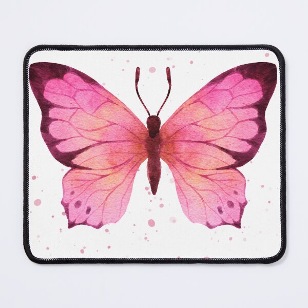 Item preview, Pink Butterfly Watercolor Art | Feminine Nature Design | Cottagecore Butterfly Illustration designed and sold by JupiterLemons.