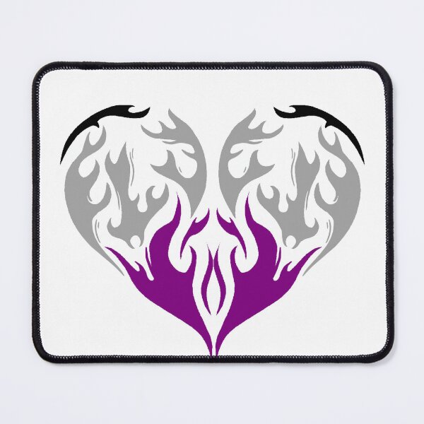 Item preview, Ace Flame Heart designed and sold by ThistleAndFang.
