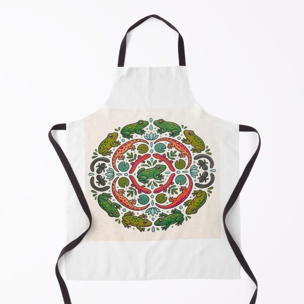 Item preview, Vibrant Amphibian Mandala Illustration designed and sold by Lougud.