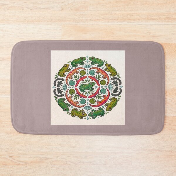 Item preview, Vibrant Amphibian Mandala Illustration designed and sold by Lougud.