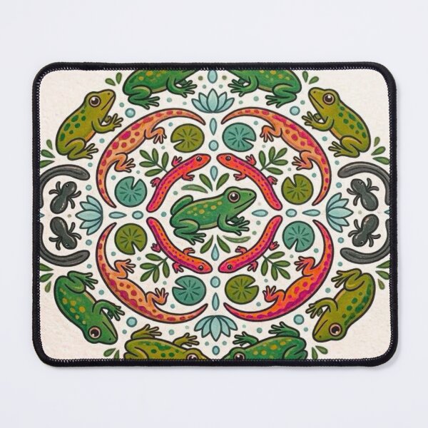 Item preview, Vibrant Amphibian Mandala Illustration designed and sold by Lougud.
