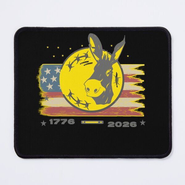 Item preview, American flag with donkey designed and sold by vibeno1.