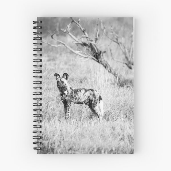 Item preview, African Wild Dogs On Watch In Black and White designed and sold by Kay Brewer.