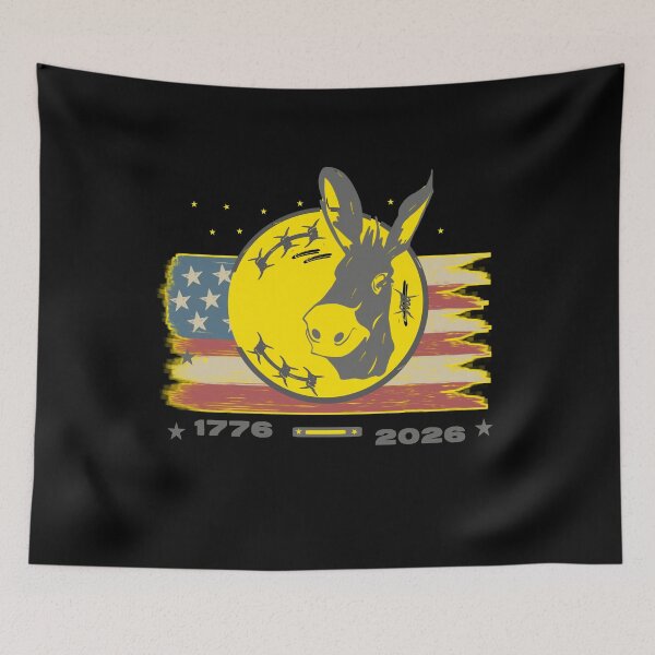 Item preview, American flag with donkey designed and sold by vibeno1.