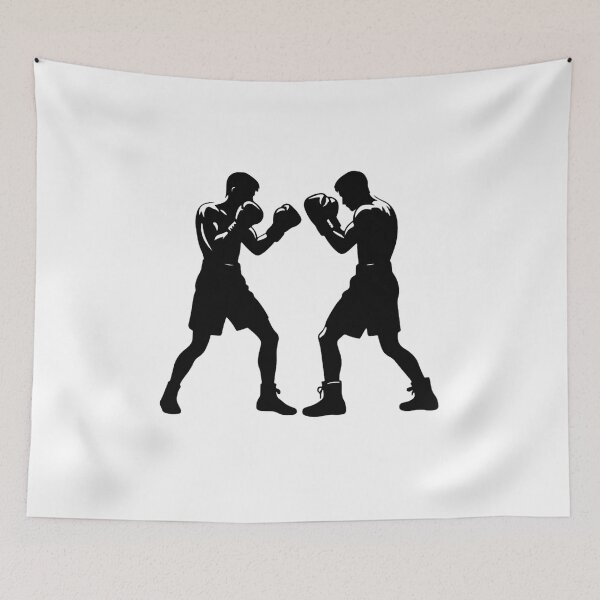 Item preview, Boxing Fan Cartoon Sticker | Boxing Supporter Design designed and sold by aminesez22.