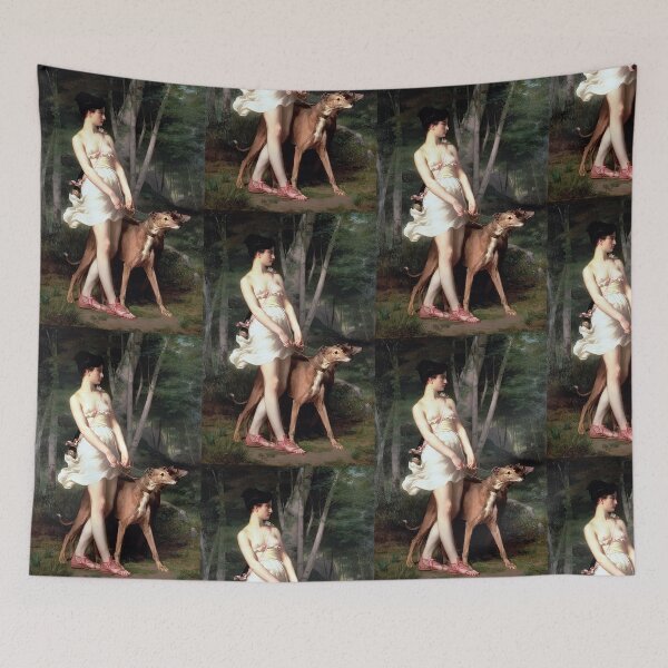 Item preview,  Attributed to Pierre Gobert - Diana the Huntress hunting dogs designed and sold by TeeARTHY.