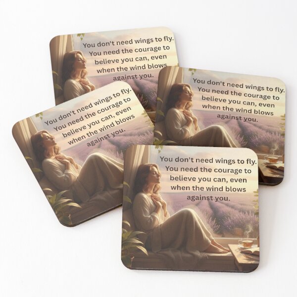 Item preview, Courage and Belief: Calm Lavender Fields designed and sold by andreavlad.