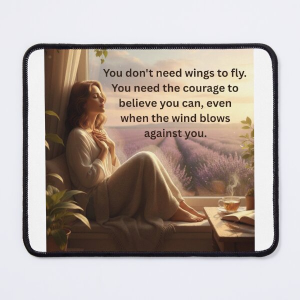 Item preview, Courage and Belief: Calm Lavender Fields designed and sold by andreavlad.