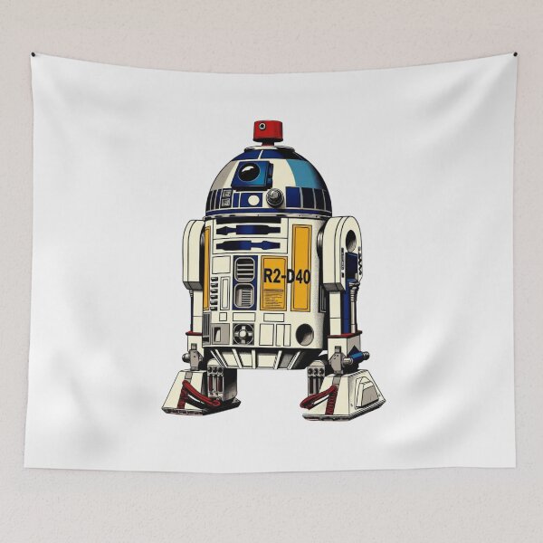 Item preview, R2-D40 Lubricant Droid Retro Comic Art designed and sold by Nano-Threads.