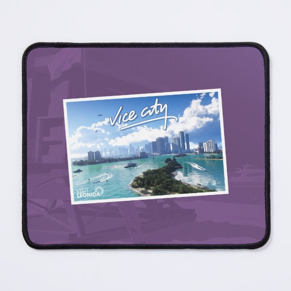 Item preview, Vice City Tropical Paradise Postcard Aesthetic designed and sold by 1001T-Shirt.