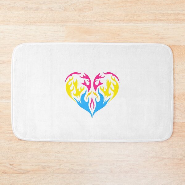 Item preview, Pan Flame Heart designed and sold by ThistleAndFang.