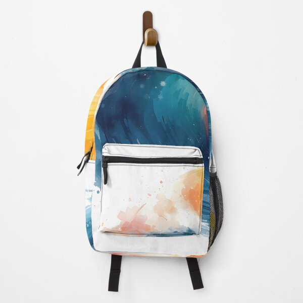 Item preview, Watercolor Ocean Wave Sunset - Aesthetic Sea Nature Art designed and sold by Luna-Flow.