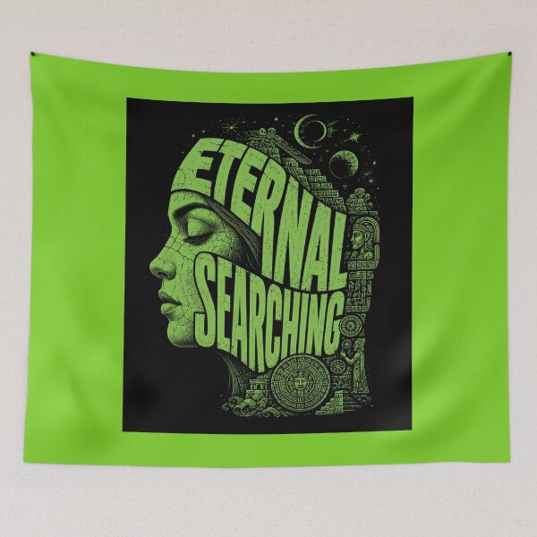 Item preview, ETERNAL SEARCHING GREEN designed and sold by KINSPIREWOLFBAT.