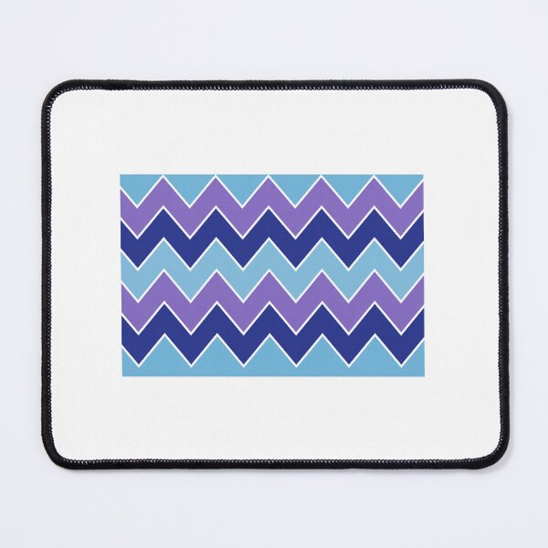 Item preview, zig zag pattern blue purple cyan designed and sold by coolcat4747.