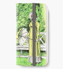 Pride and Prejudice Jane Austen Original Illustration iPhone Wallet/Case/Skin