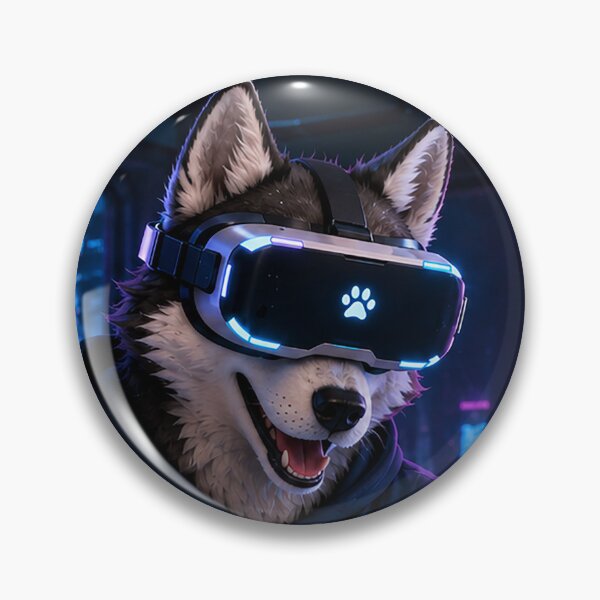 Item preview, VR Gardening Brings Joy to a Husky designed and sold by nikkolaus.
