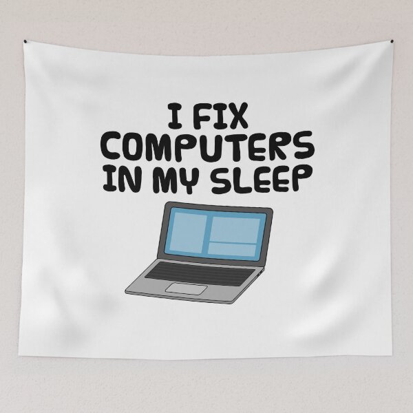 Item preview, I Fix Computers In My Sleep, IT Technician Funny designed and sold by doodlerob.