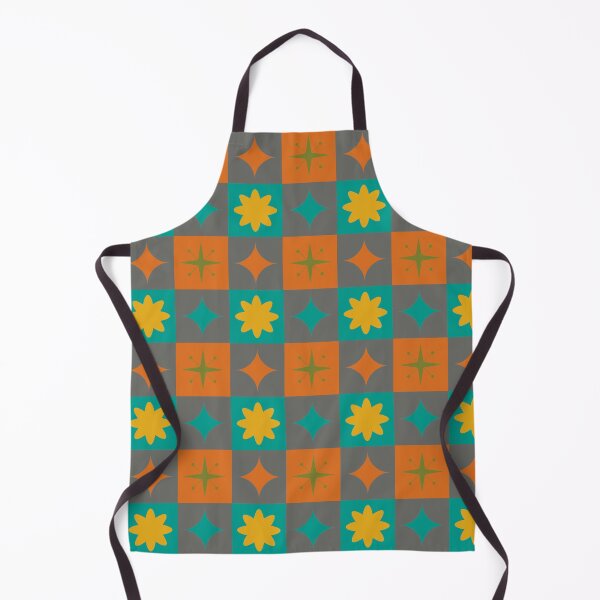 Item preview, Mid Century Pattern - Orange, Teal, Grey designed and sold by SwellGoodsArt.