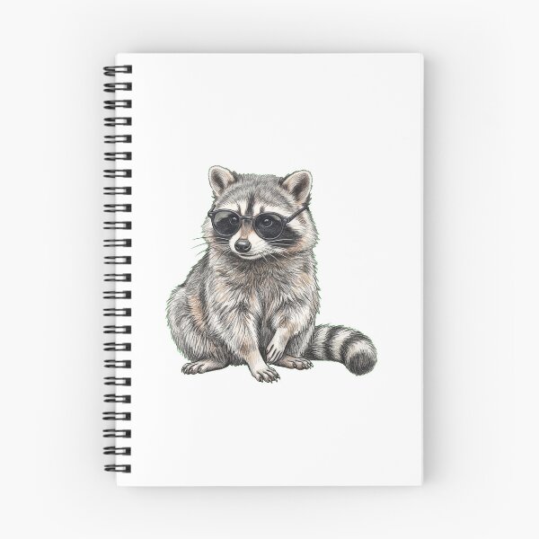Item preview, One Rad Raccoon - Hand-Drawn Art designed and sold by SYCESTORE.