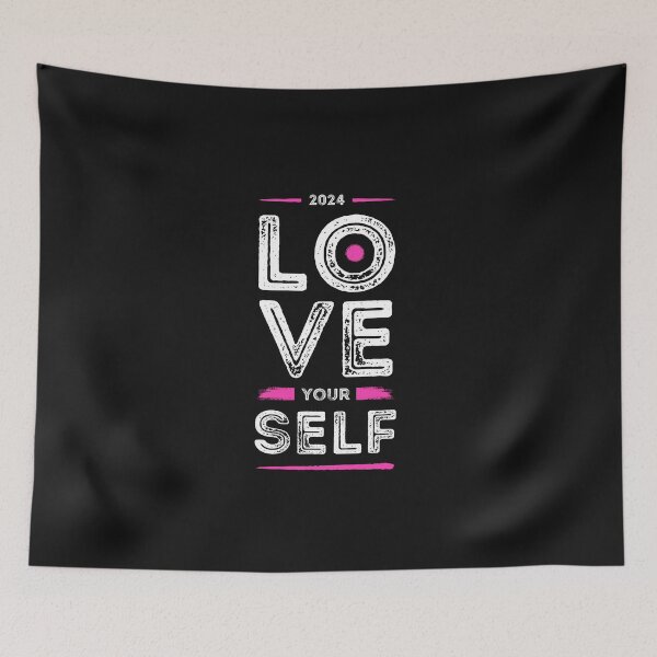 Item preview, Love Yourself 2024 – Self Love Motivational Typography designed and sold by GoGreenlove.